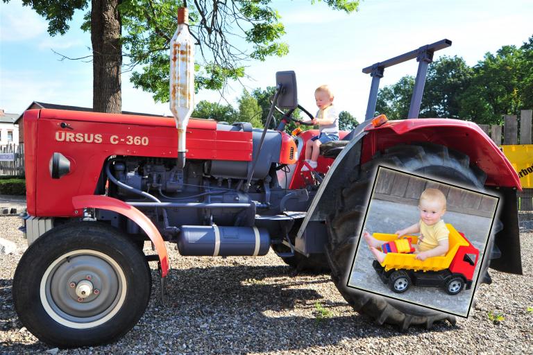 ...ganz klein fährt ganz groß.